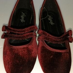 Jellypop Red Velvet Flats